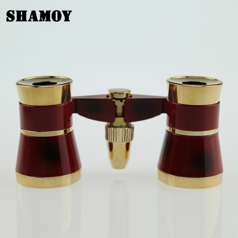 Shamoy 3*50 дамы театр бинокль телескоп с светодиодный свет телескопы металлические фиксированный фокус портативный бинокль B325