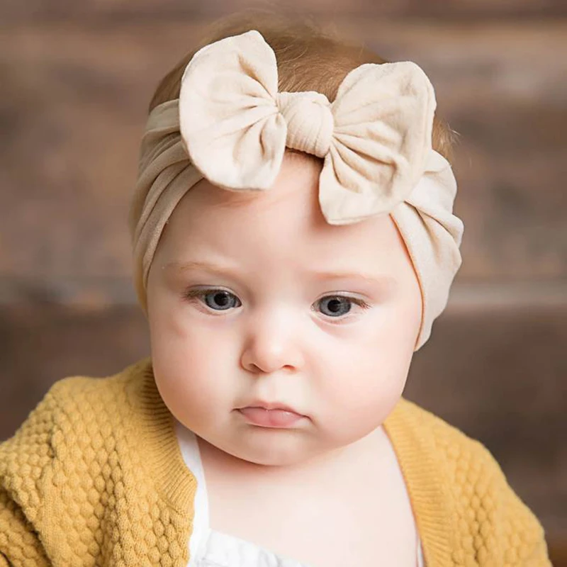 

Baby Cute Girls Bowknot Elastic Headband Headwear Apparel Photography Prop Party Gift