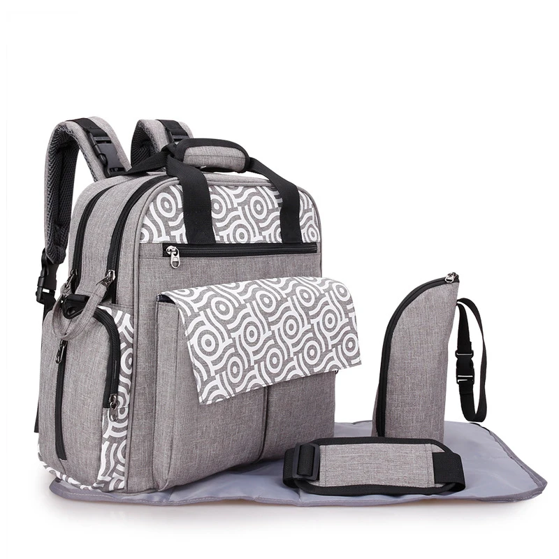 

Fsight waterproof baby diaper backpack infant stroller storage big capacity mother maternal bag diaper bag with changing pad