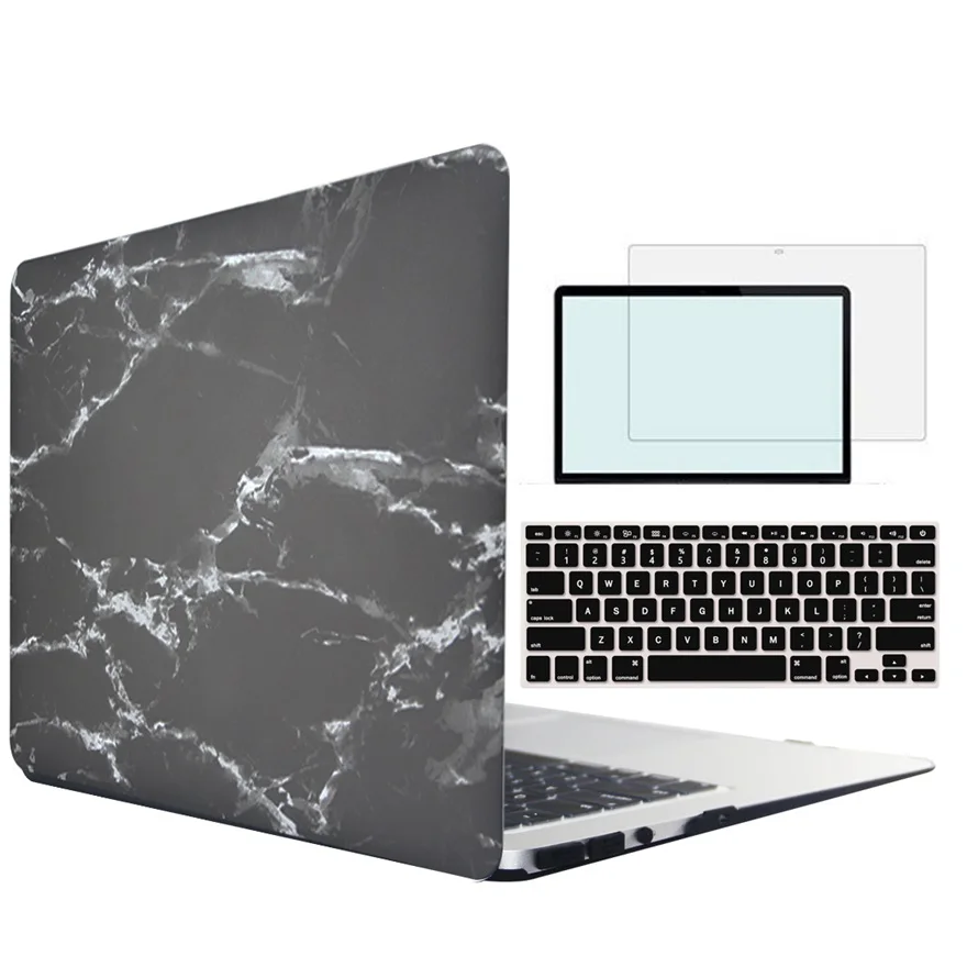 Marble4 RYGOU чехол с мраморной текстурой для Apple Macbook Air Pro retina 11 12 13 15 дюймов для Mac book Pro 13 15 A1706 A1707 A1708 чехол - Цвет: Marble4