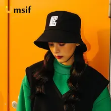 Новая женская шляпа с широкими полями летняя Солнцезащитная шляпа для женщин с буквенным принтом, французский стиль, плоская шляпа, Женская одноцветная шапка