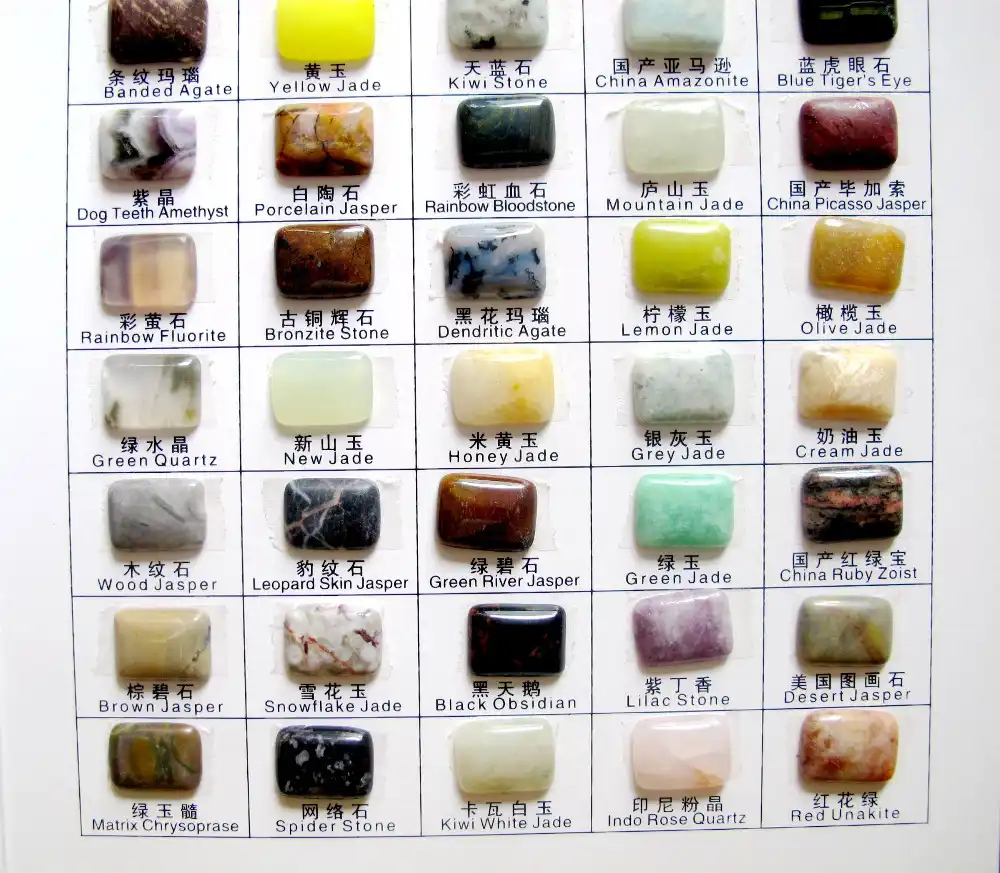 Natural Stone Color Chart