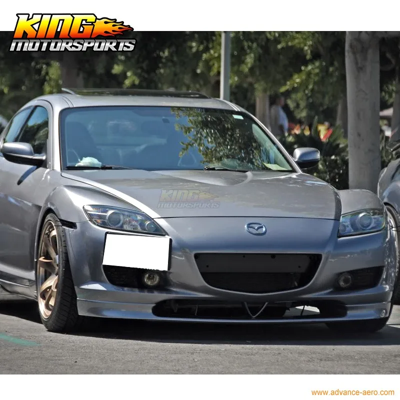 Подходит для 04 05 06 07 MAZDA RX8 OE стиль переднего бампера спойлер обвес JDM PU