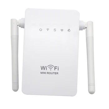 

NOYOKERE New Dual antenna 300Mbps Wifi Repeater Wireless Range Extender 802.11N Booster Signal Amplifier wlan US