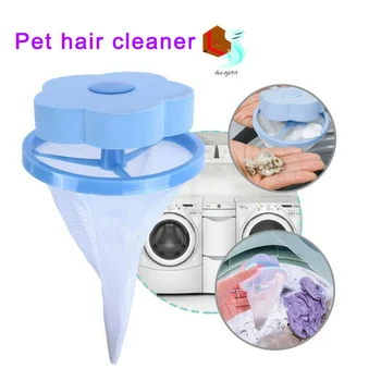 

Floating Pet Fur Catcher Reusable Hair Remover Tool for Washing Machine DC156