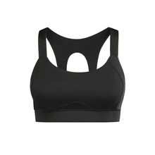 Спортивные бюстгальтеры для йоги, женские, с защитой от обуви, с открытой спиной, дышащие, женские, кроп-топ, однотонные, черные, быстросохнущие, гибкий, спортивный костюм для фитнеса