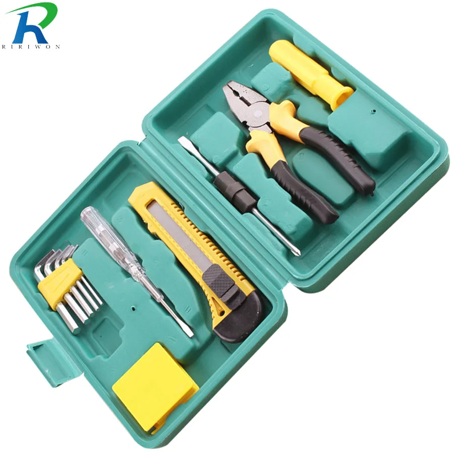 

12 In 1 Portable Practical Car Maintenance Kits Automotive Emergency Toolbox Combination Hand Tool Accessories
