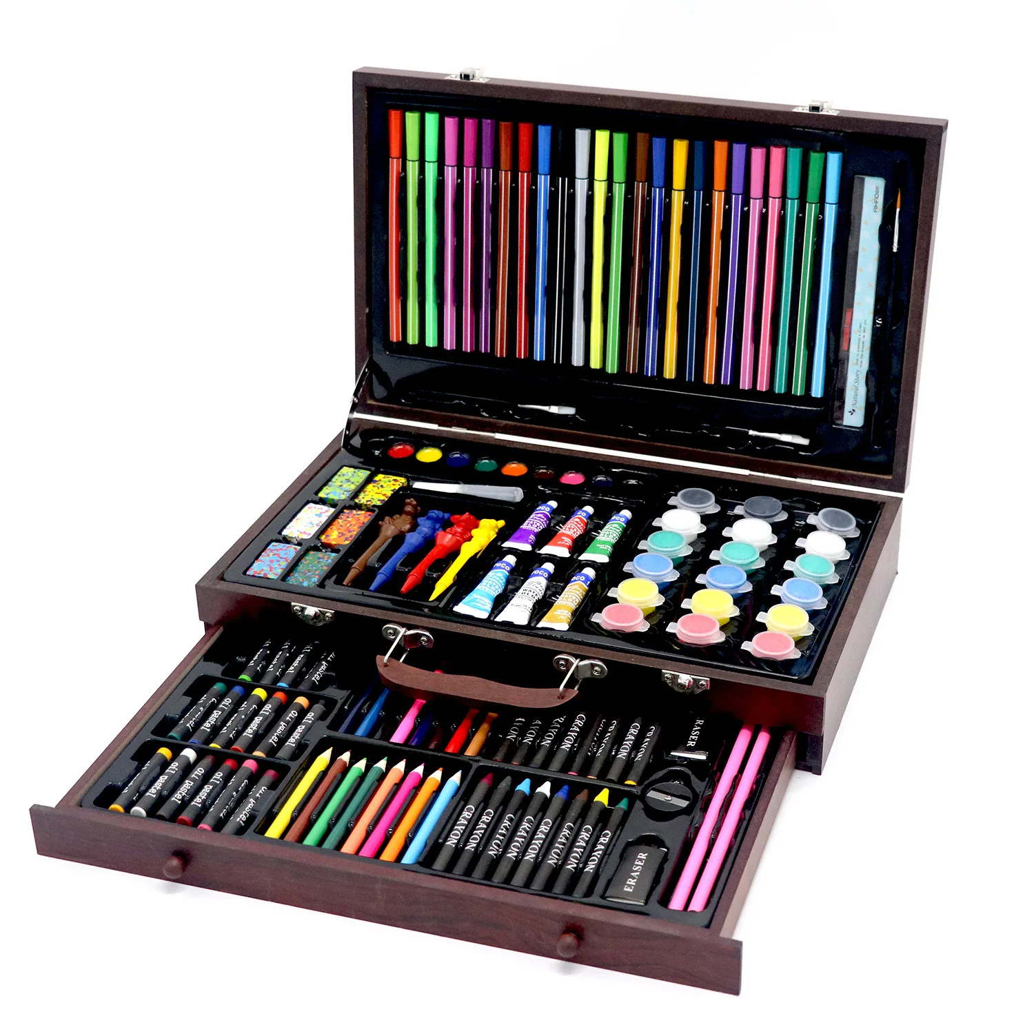 

130pcs art sets children's stationery set, painting and painting tools, painting tools, water color pen art