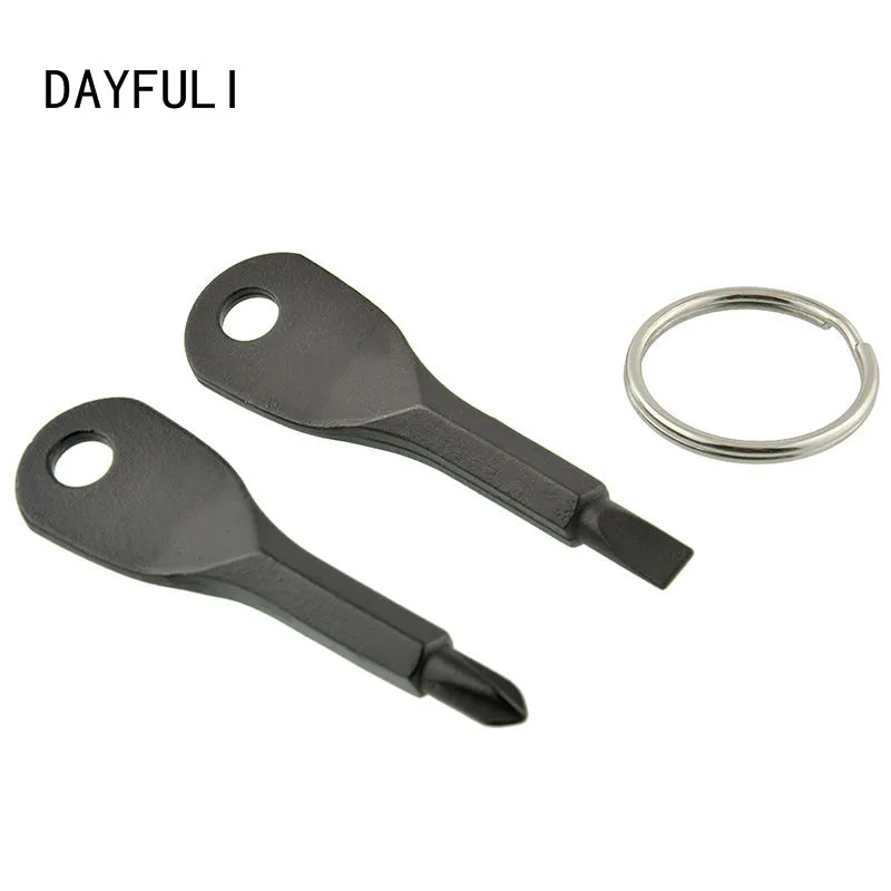 Buy 2PCS Keys EDC Outdoor Stainless Keychain Pocket