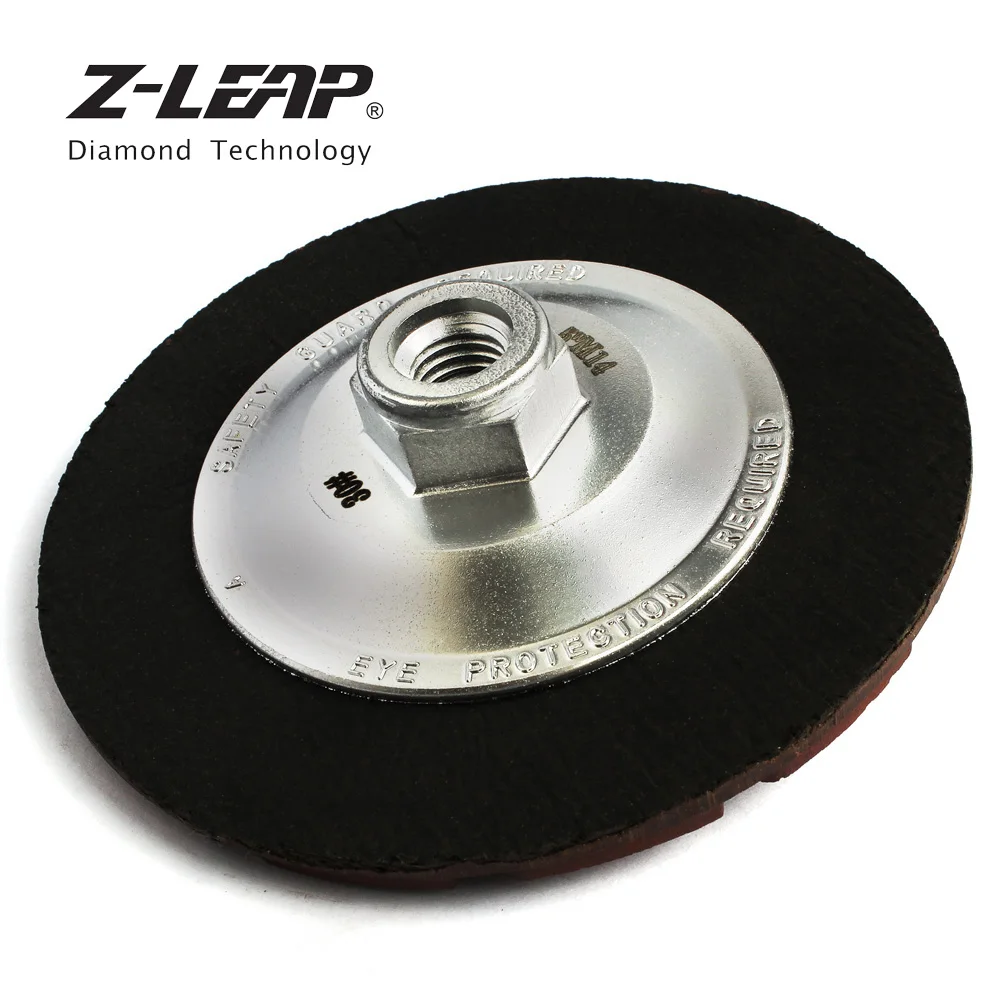 Z-LEAP " 1 шт. алмазный сухой шлифовальный круг керамический Бонд чашка край полировальный диск бетон эпоксидный пол абразивный инструмент с 5/8-11 M14