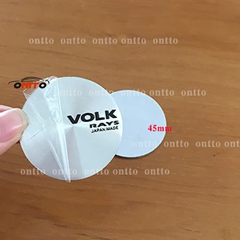 STICKER 12 4 шт./лот 45 мм ADVAN RACING VOLK ложка рабочие колеса Центр крышка наклейка s VOSSEN OZ логотип наклейка авто колесо центр этикетка-эмблема - Цвет: STICKER 12