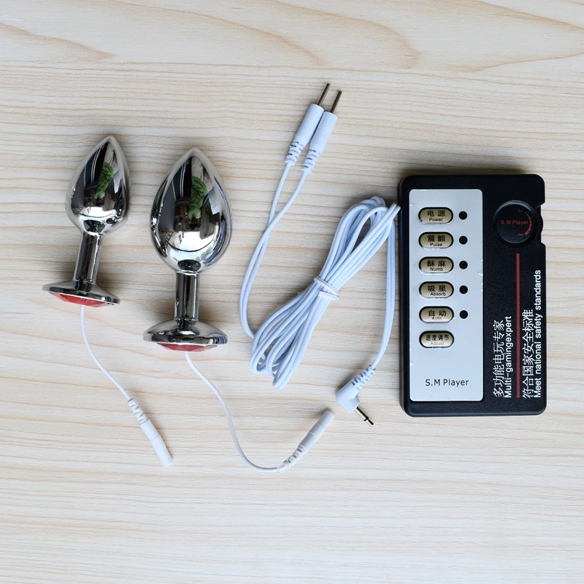 ZENBALA Female Women Vagina G spot Pulse Massager and Anal Plug Stimulator Sex Toys L+Sanal