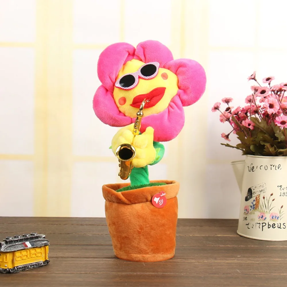 funny toy musical instruments electric plush enchanting flower dancing pot flowers toy music dancing singing simulation funny toy musical instruments electric plush enchanting flower dancing pot flowers toy music dancing singing simulation