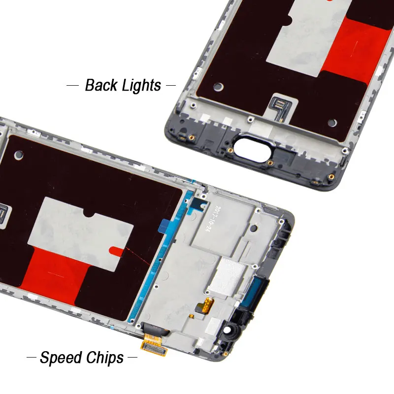 For Oneplus 3 A3000 A3003 LCD Display Touch Screen Digitizer Assembly With Frame Free Tools Replacement