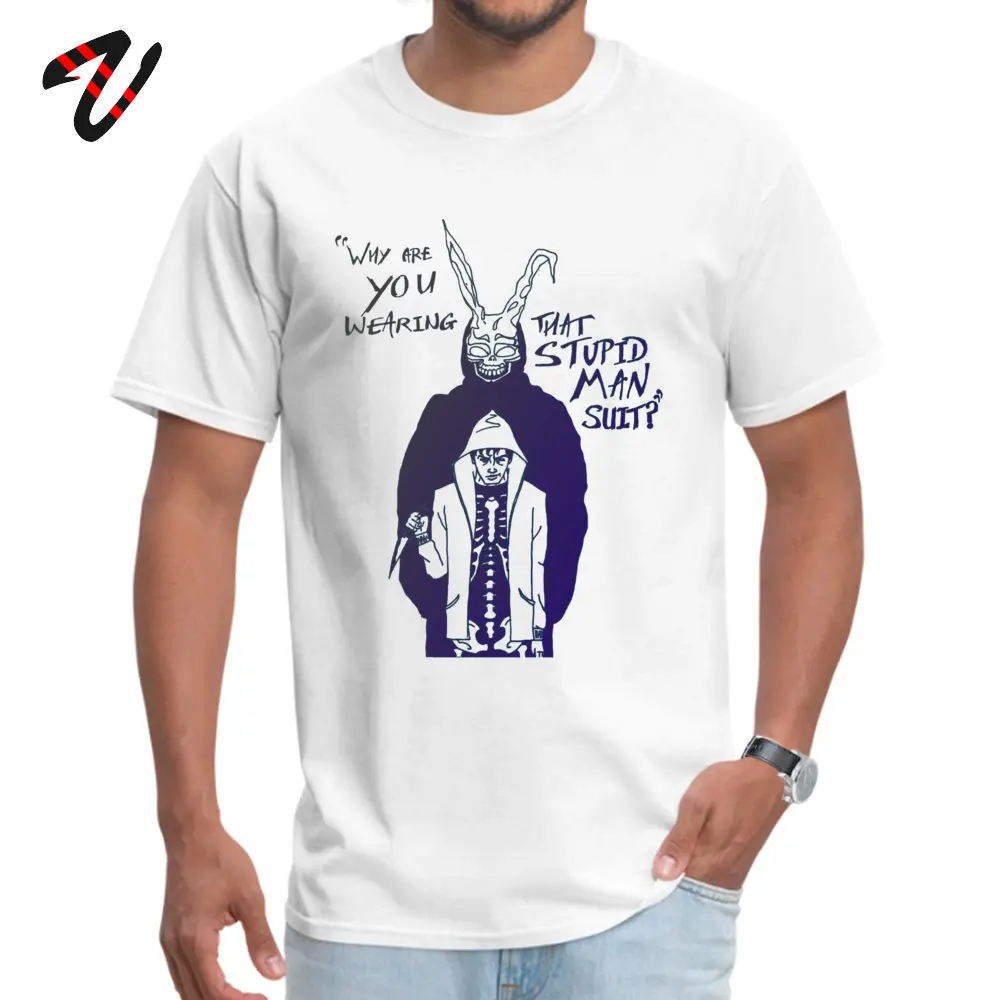 Normal Donnie darko Personalized Short Sleeve Mother Day Tees Prevailing Crewneck Cotton Tops T Shirt Mens Top T-shirts Donnie darko11992 white