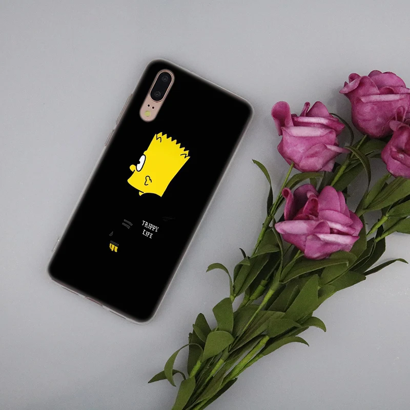 Мягкий силиконовый чехол Simpsons для huawei P30 P20 P10 P9 P8 Lite P30 P20 Pro Mini P Smart Plus, Модный чехол