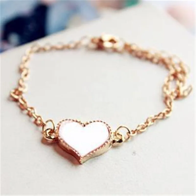 Trendy Heart Bracelets & Bangles For Women Girls Charm Bracelets Statement Jewelry Wedding Gift bracelet jewelry leather bracelets shell charm bracelets