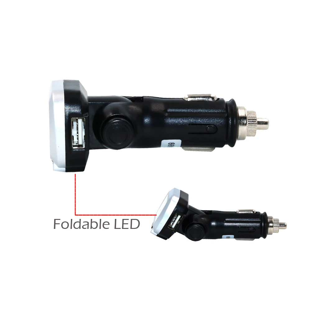 EANOP CT006 12V Car TPMS Tire Pressure Monitoring System Foldable LCD Tyre Pressure security Alarm with USB quick charge
