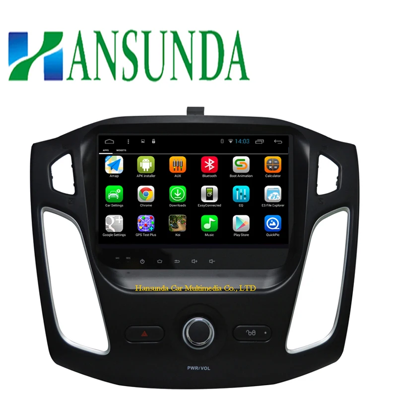 Android автомобильный DVD GPS для Ford Focus 3 2012 2015 9 дюймов Большой HD емкостный сенсорный