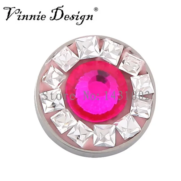 Vinnie Design joyería nueva llegada 12mm magentic picante cristal moneda para cambiar pulsera y collar Vinnie Design joyería nueva llegada 12mm magentic picante cristal moneda para cambiar pulsera y collar