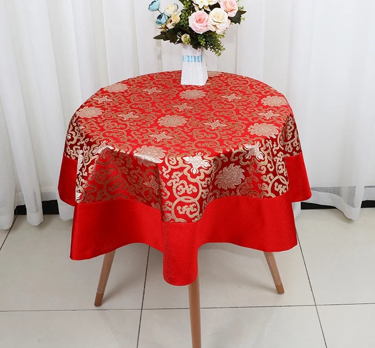 5 حجم الراقية جولة دمشقي مفرش طاولة الزفاف حزب مأدبة ديكور المنزل الحرير الديباج عشاء الجدول غطاء حامي 1 قطعة 5 حجم الراقية جولة دمشقي مفرش طاولة الزفاف حزب مأدبة ديكور المنزل الحرير الديباج عشاء الجدول غطاء حامي 1 قطعة