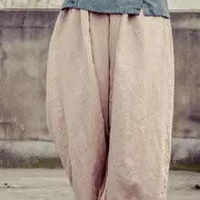 Новых MS. свободные брюки Art Фаня конопли свободные штаны s429