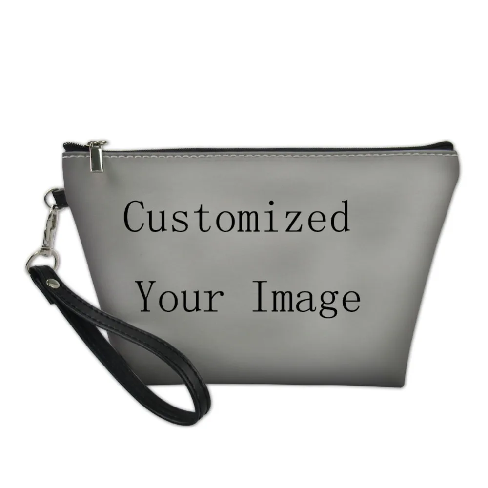 

Customized Cosmetic Bag PU leather Make Up bags Any image is Available The only need is a picture I will do the design for you