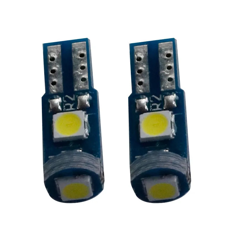 10 шт. T5 3 SMD 3030 светодиодный W3W 58 73 74 286 Клин манометр приборной доски лампы для автомобиля Предупреждение индикатор инструмент индикаторы кластера лампы 12 V