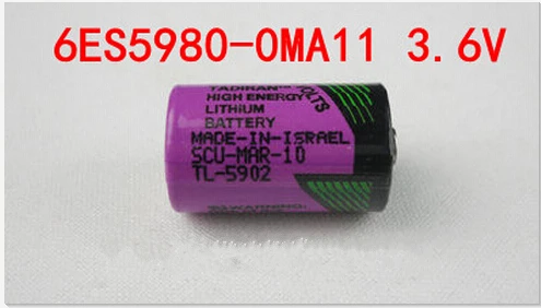 Лидер продаж; Новинка; 6ES5980-0MA11(TL-5902 1/2AA) 6ES5980 0MA11 3,6 V 1200 мА/ч, S5 не встраеваемых штекеров литиевые батареи