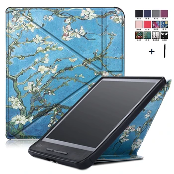 

Printed Case For Kobo Forma 8'' Transformers Stand Flip Leather Cover For KOBO Forma 8 inch Capa Fundas+Stylus