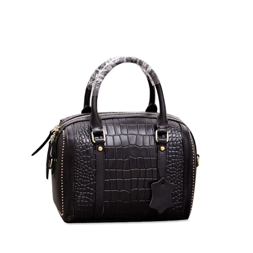 

Genuine Leather Black Bag Business Lady Handbags sac a main femme de marque luxe cuir Women Crossbody Bags Girl Shoulder bag