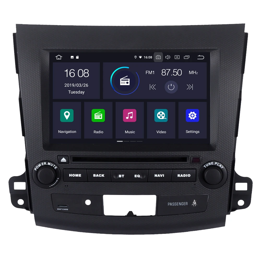 For Mitsubishi Outlander XL EX Android 9.0 2G+16G Quad Core Autoradio