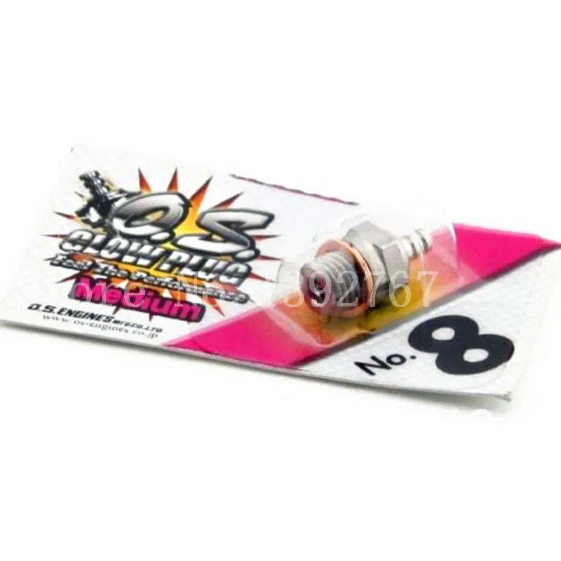 Xiangtat 100% Original O.S. OS8 OS 8 No. 8 8# Medium Glow Plug For RC Engine