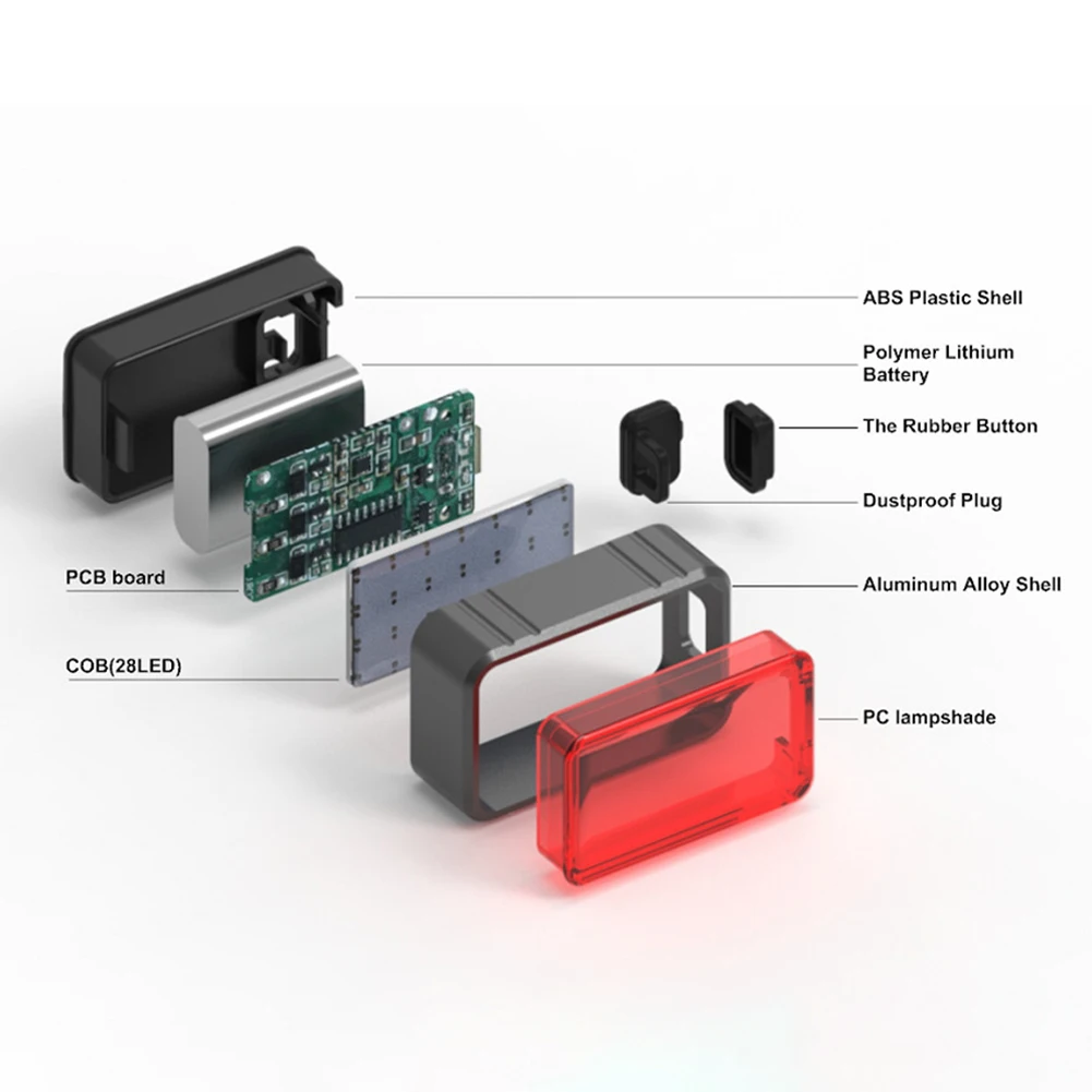 Профессиональная USB перезаряжаемая умная велосипедная задняя фара светодиодная Тормозная сенсорная задняя фара фонарик