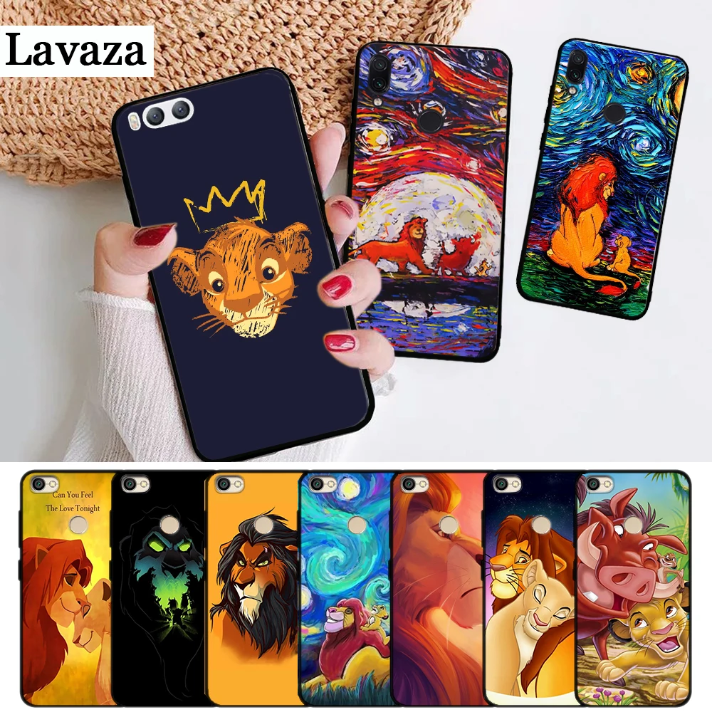 Lavaza мультфильм Король Лев Силиконовый чехол для Xiaomi Redmi 4A 4X 5A 5 плюс S2 6 6A Note 4 7 Pro премьер
