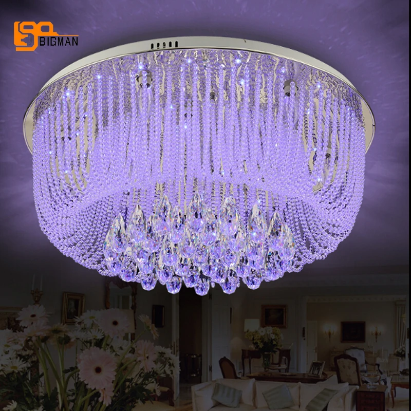 new ceiling crystal LED light modern LED chandelier living room lamps