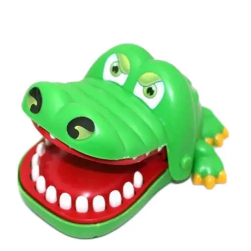 Забавная игра шуточка для стоматолога с крокодиловым кусающим пальцем