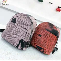 DORANMI винтажный портфель кожаные рюкзаки 2019 модная сумка на плечо с буквенным принтом Рюкзак Mochila DJB654