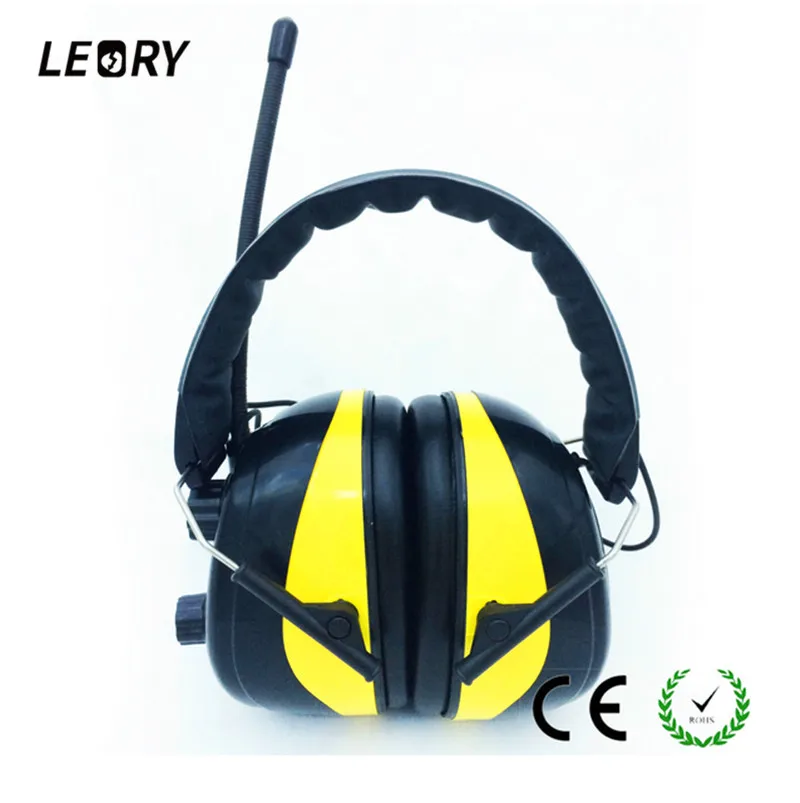 LEORY NRR 28dB электронный слуховой протектор AM FM радио наушники для женщин электронная съемка гарнитура с ЖК-дисплеем - Цвет: Regular Version