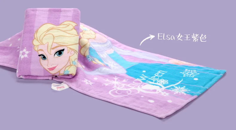 Дисней Микки Маус принцесса Холодное сердце Эльза Анна детское полотенце для лица Хлопок дети мальчик девочка мягкое полотенце платок подарок