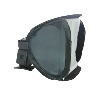 

23 x 23cm Mini Softbox Diffuser for Flash Light Strobe for Canon Nikon Sigma Metz Sony and other DSLR Flash Speedlight