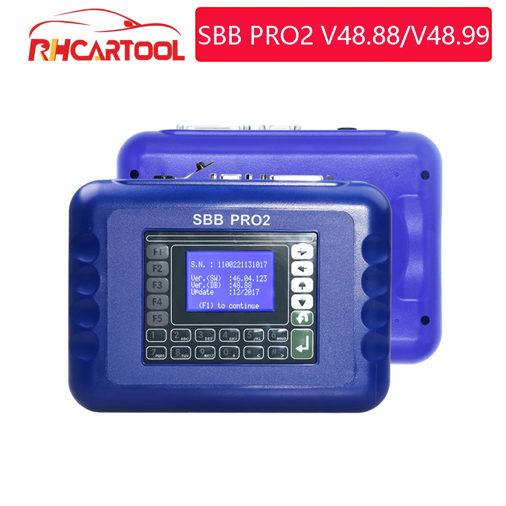 Программатор ключей OBD2 V48.88 v48.99 SBB Pro2 поддержка автомобилей для замены V46.02 v33.02 sbb