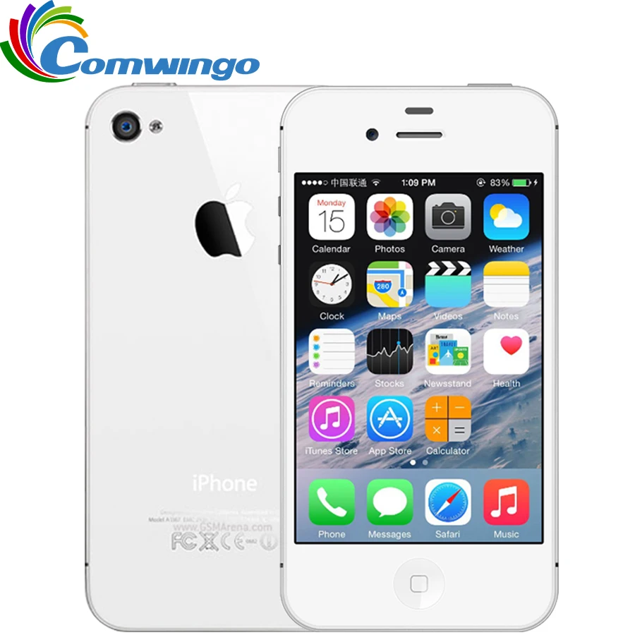 Unlocked Apple iPhone 4S Phone 8GB 16GB 32GB ROM GSM WCDMA WIFI GPS 3 5 8MP