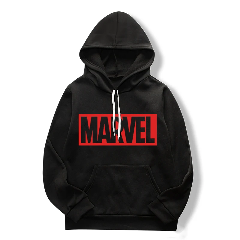 

Brand 2019 New Women/Men's Casual Marvel Print Hedging Hooded Sweatshirt Hoodies Pullover clothing Size XS-4XL