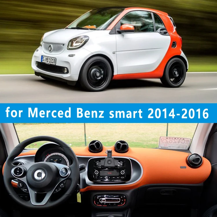 Аксессуары для стайлинга автомобиля dashmats крышка приборной панели Merced-Benz smart Fortwo