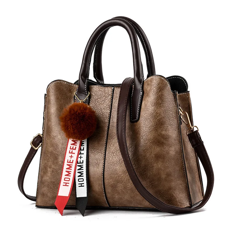 

2019 New Arrival Luxury Leather Bags Women Designer Handbags Fashion Brand Fur Crossbody Shoulder Ladies Bag Female Sac A Main