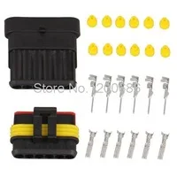 5 Pin Way Car Auto Waterproof Electrical Connector Plug Socket Kit