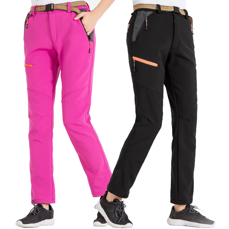 SCRIOSADH nuevo invierno al aire libre de cáscara suave a prueba de viento caliente impermeable senderismo pantalones masculinos transpirable pesca senderismo Pantalones