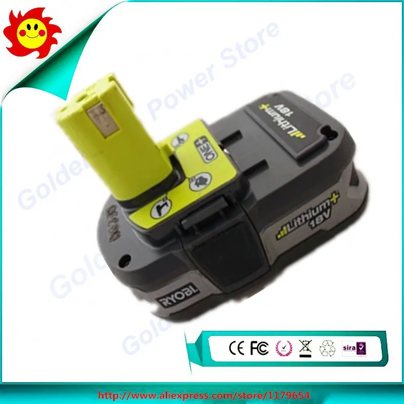 Аккумуляторная батарея Ryobi 18 вольт в 5000 мАч 5 0 Ач RB18L50 One Plus li ion для P117 P234 P260 P542 P523