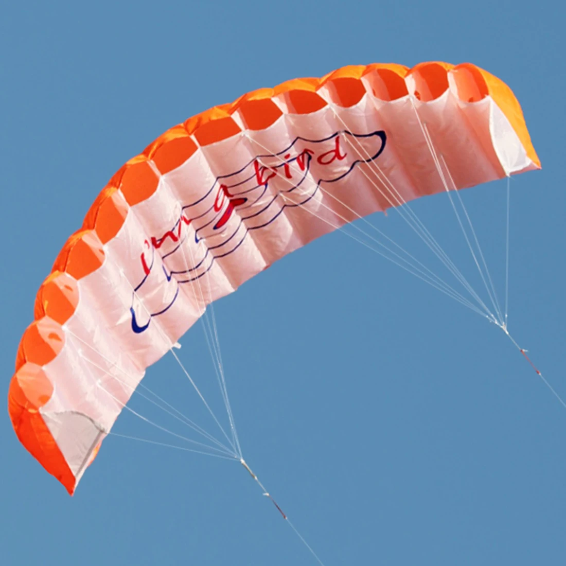 1,4 м двойная линия питания воздушный змей параплан парашютный воздушный змей спортивная игрушка Семья Открытый воздушные змеи летающие игрушки для детей Дети синий красный оранжевый
